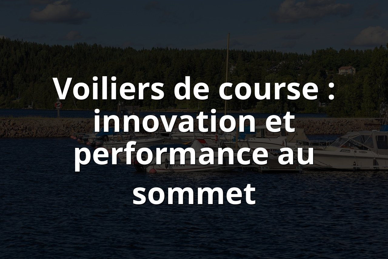 You are currently viewing Voiliers de course : innovation et performance au sommet